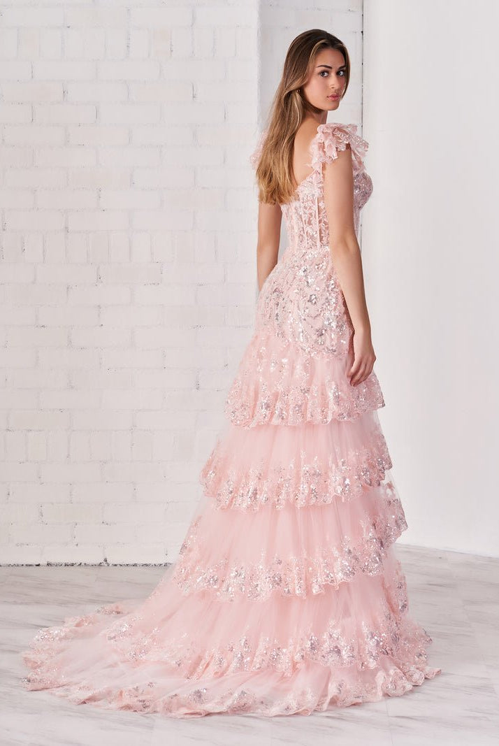 Kennedy | Sheath Off the Shoulder Long Prom Dress (Lace-up Back)