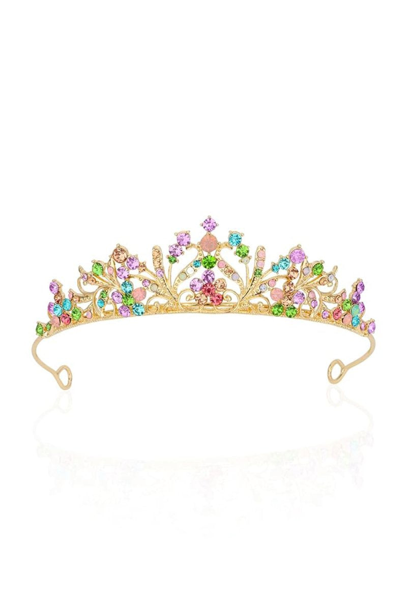 Silver Crystal Crown for Women - KissProm