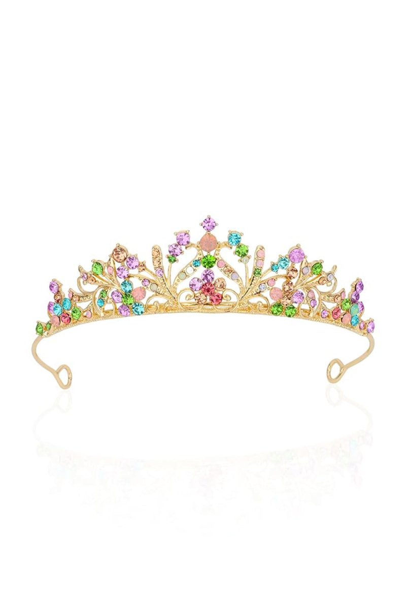 Silver Crystal Crown for Women - KissProm