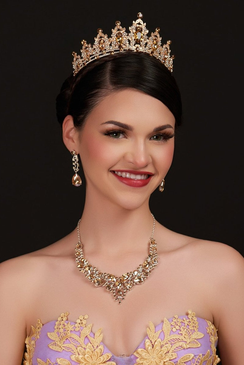 Rhinestone Crystal Tiara - KissProm