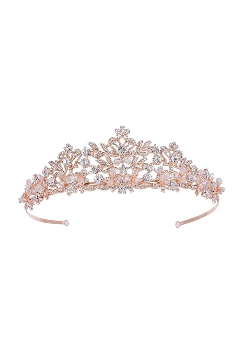 Champagne Wedding Tiara for Women - KissProm
