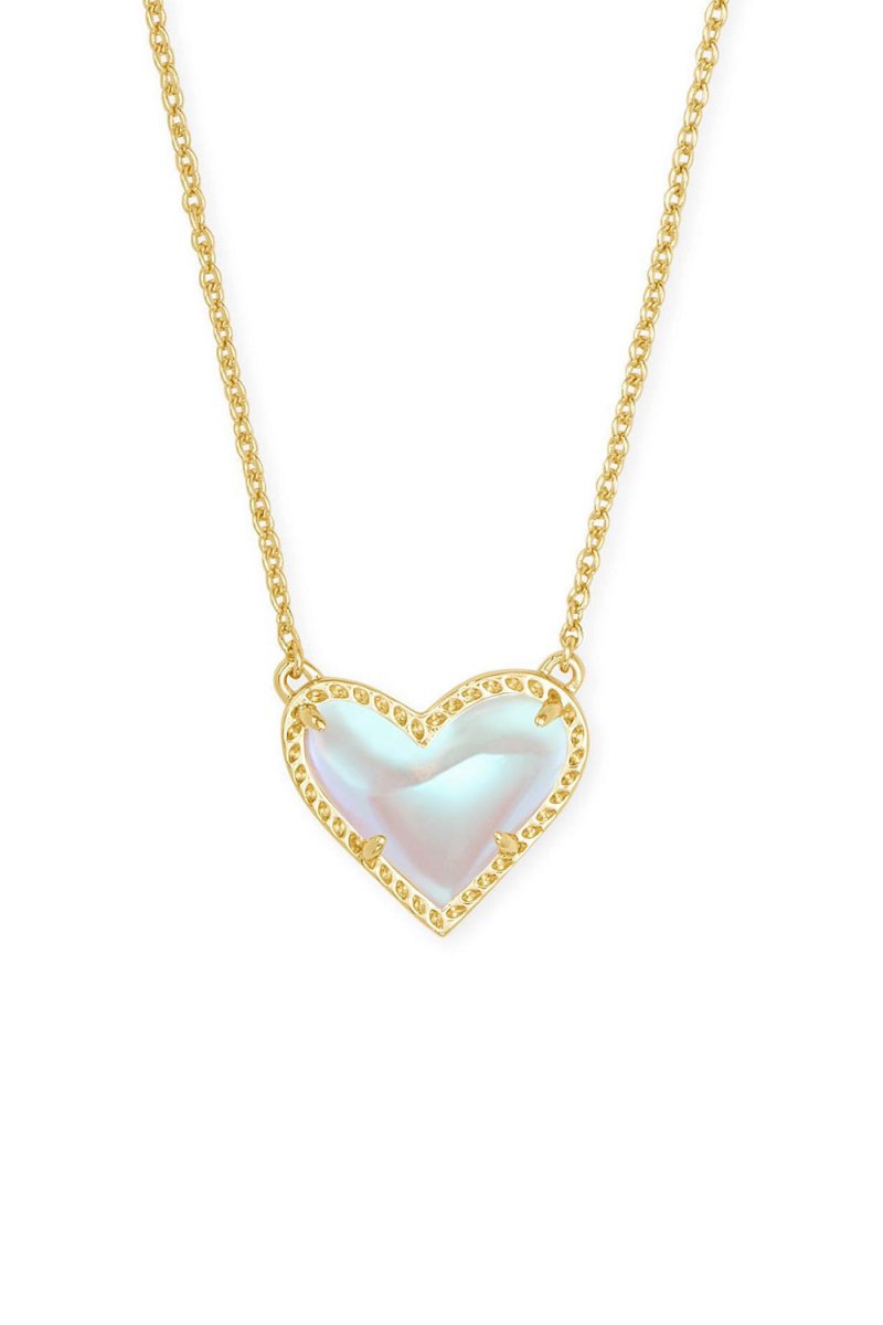 Heart Pendant Adjustable Clavicle Necklace - KissProm