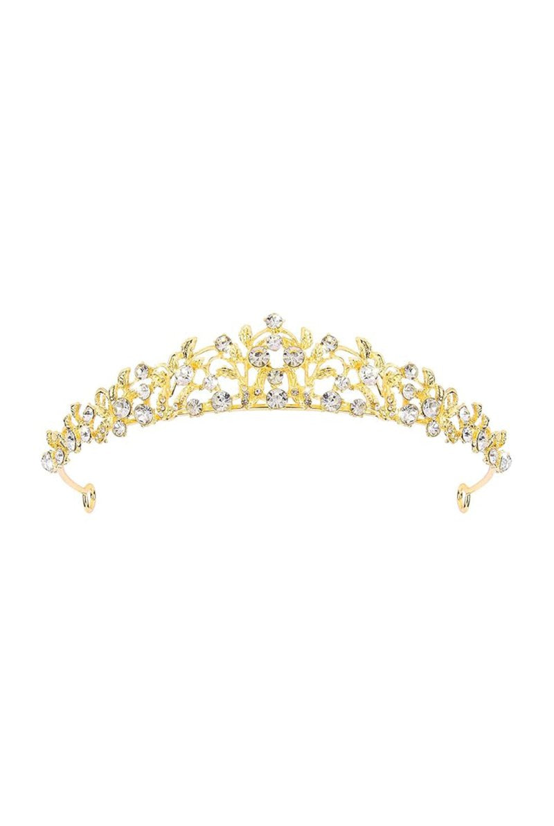 Gold Tiaras and Crowns for Women - KissProm