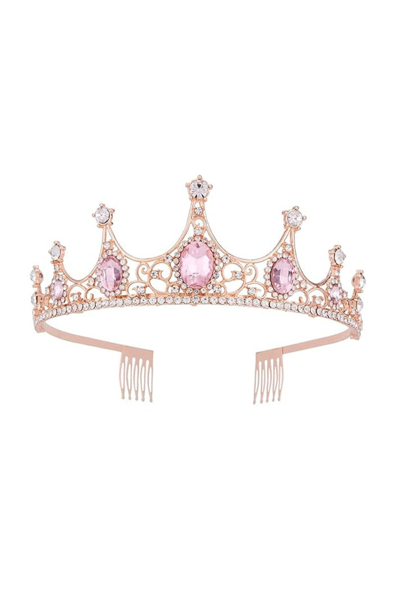 Rose Gold Tiaras Peach