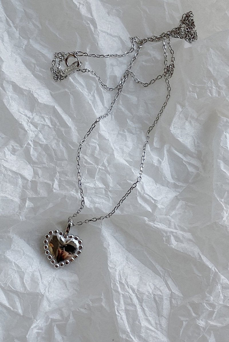 3D Heart Pendant Necklace - KissProm