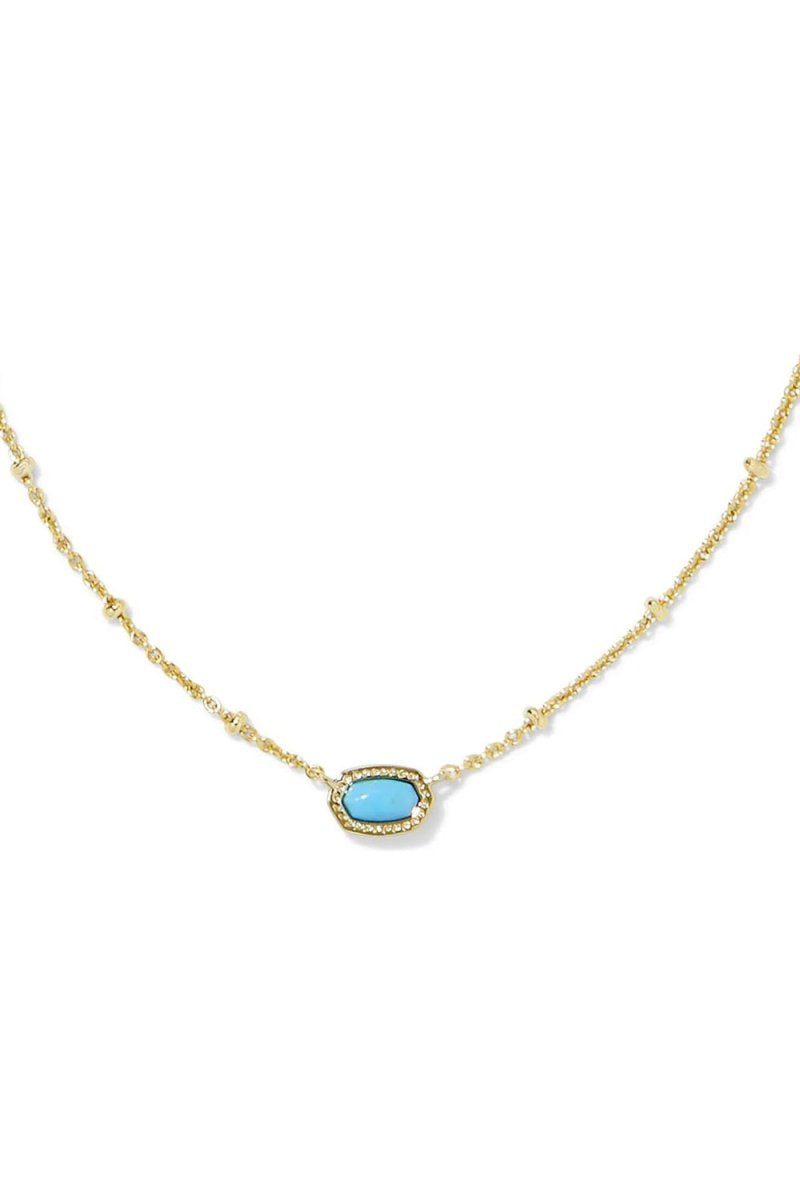 Natural Stone Crystal Pendant Necklace - KissProm