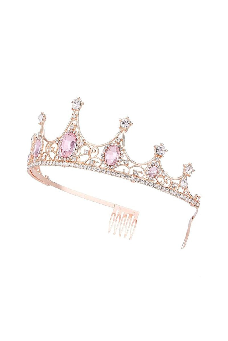 Rose Gold Tiaras Peach