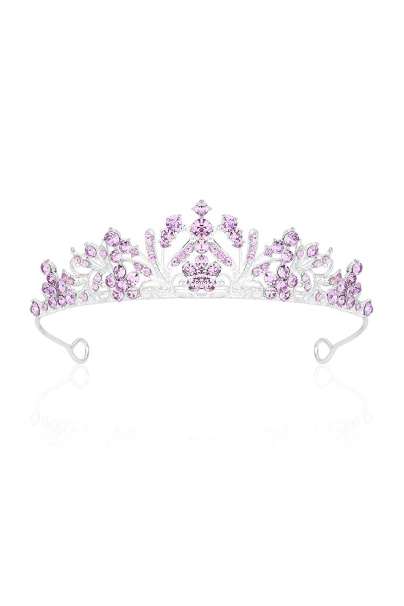 Silver Crystal Crown for Women - KissProm
