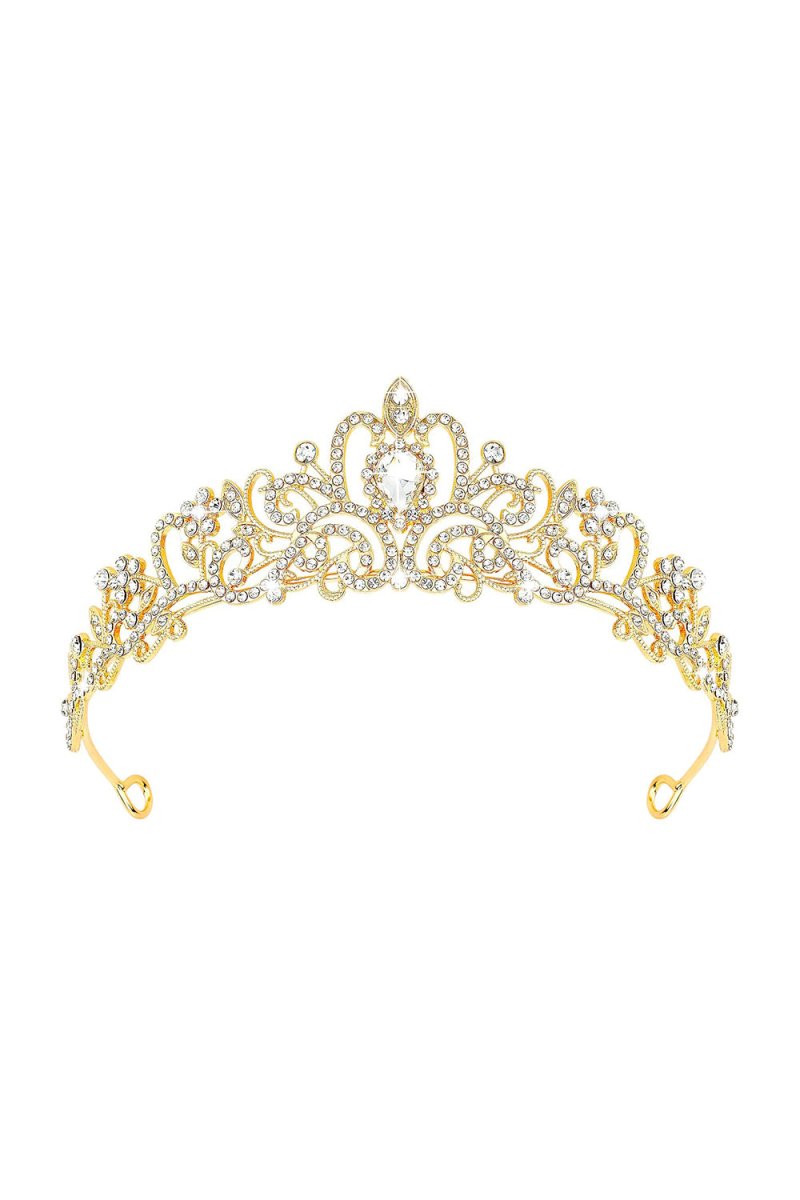 Gold Tiara Crowns for Women