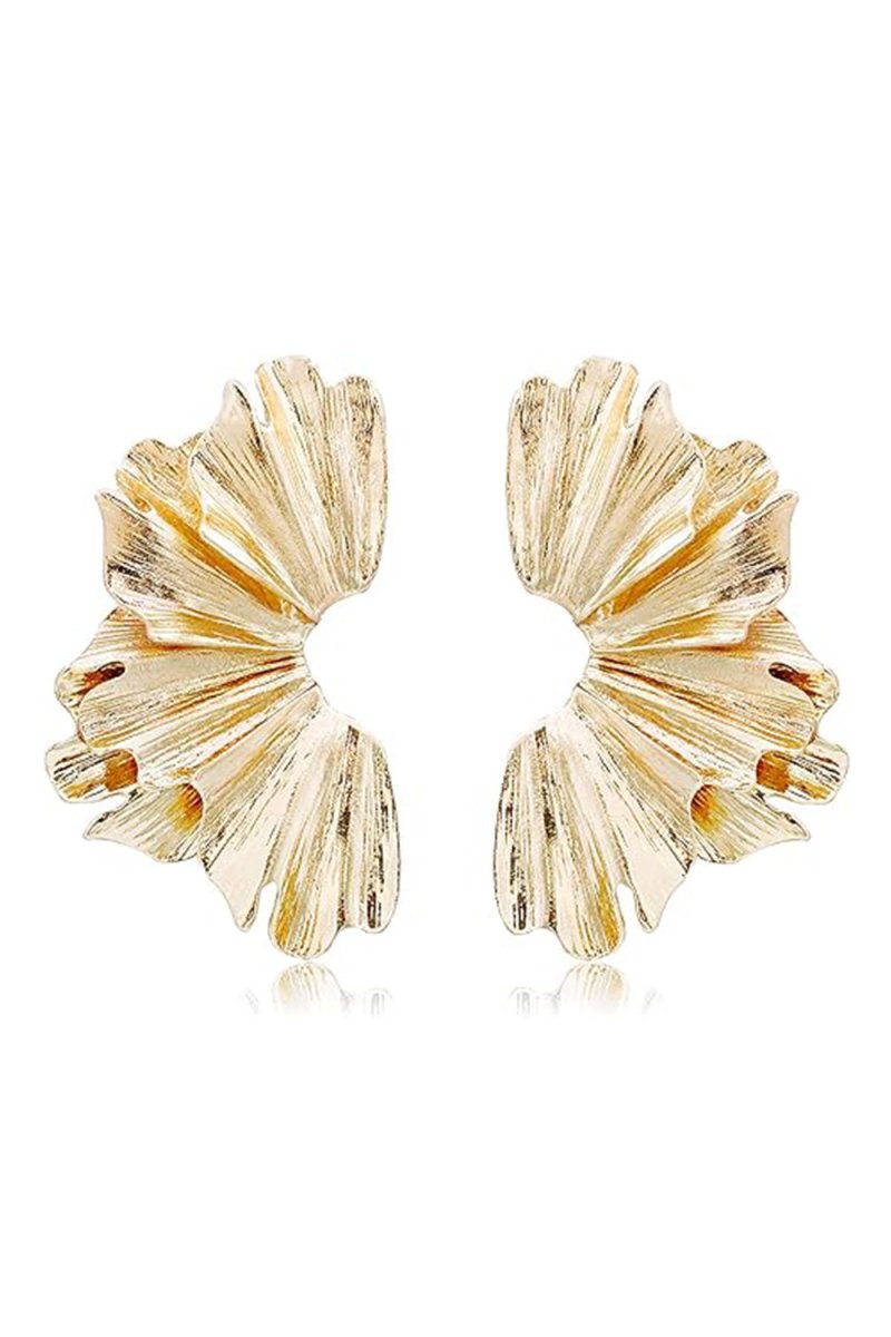 Dangle Ginkgo Leaf Drop Earrings