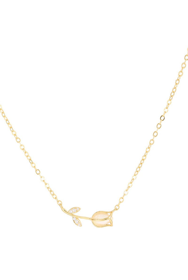 Tulip Pendant Clavicle Necklace - KissProm