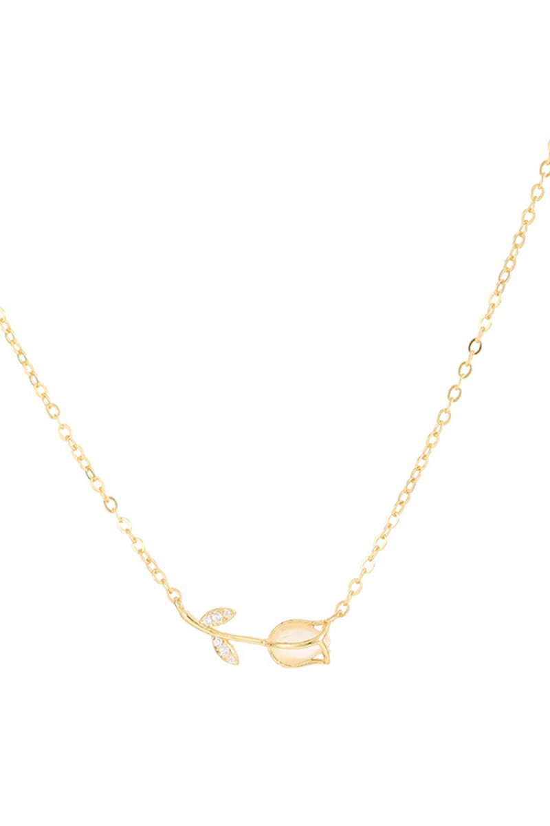 Tulip Pendant Clavicle Necklace - KissProm