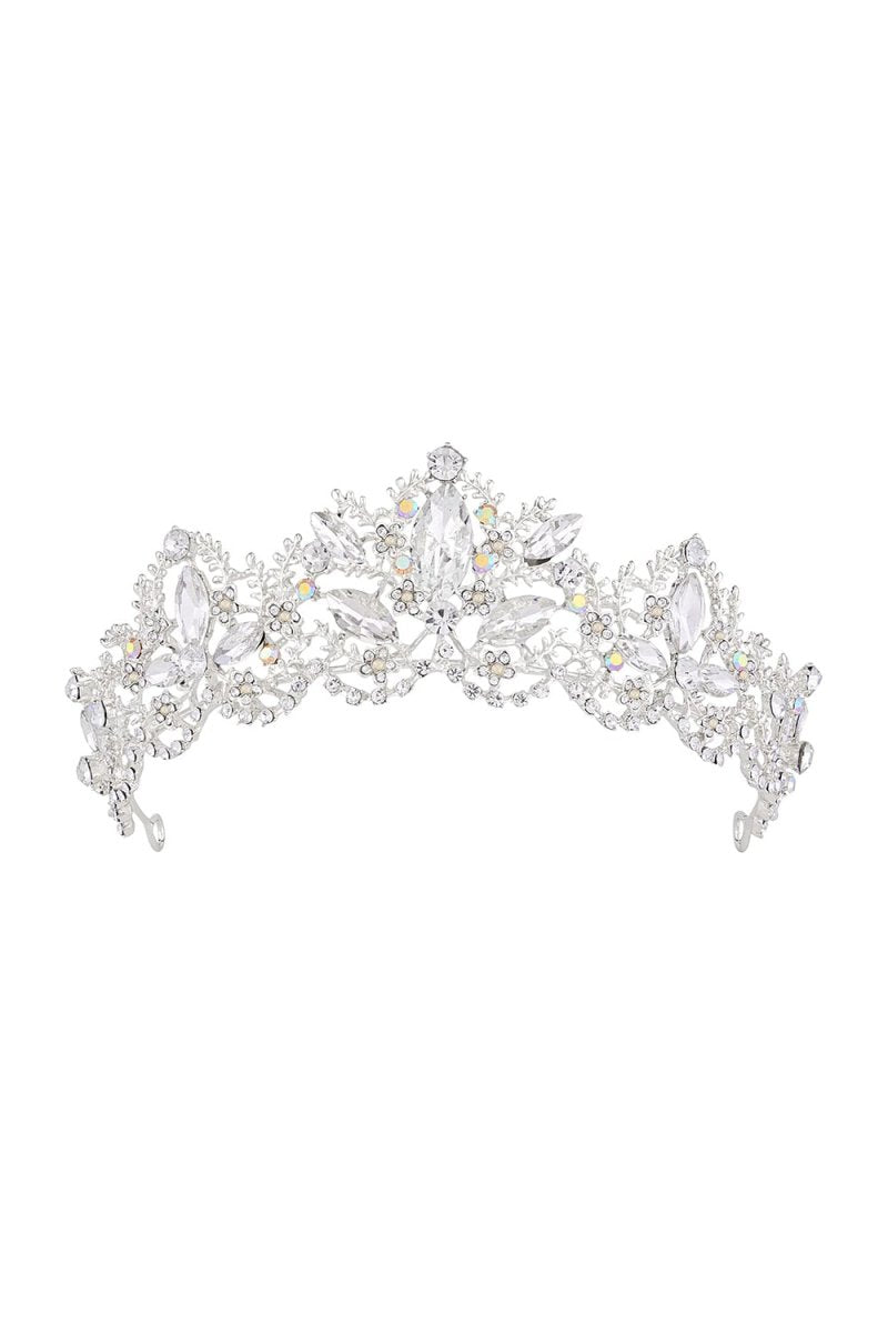 Crystal Baroque Vintage Rhinestone Tiara - KissProm