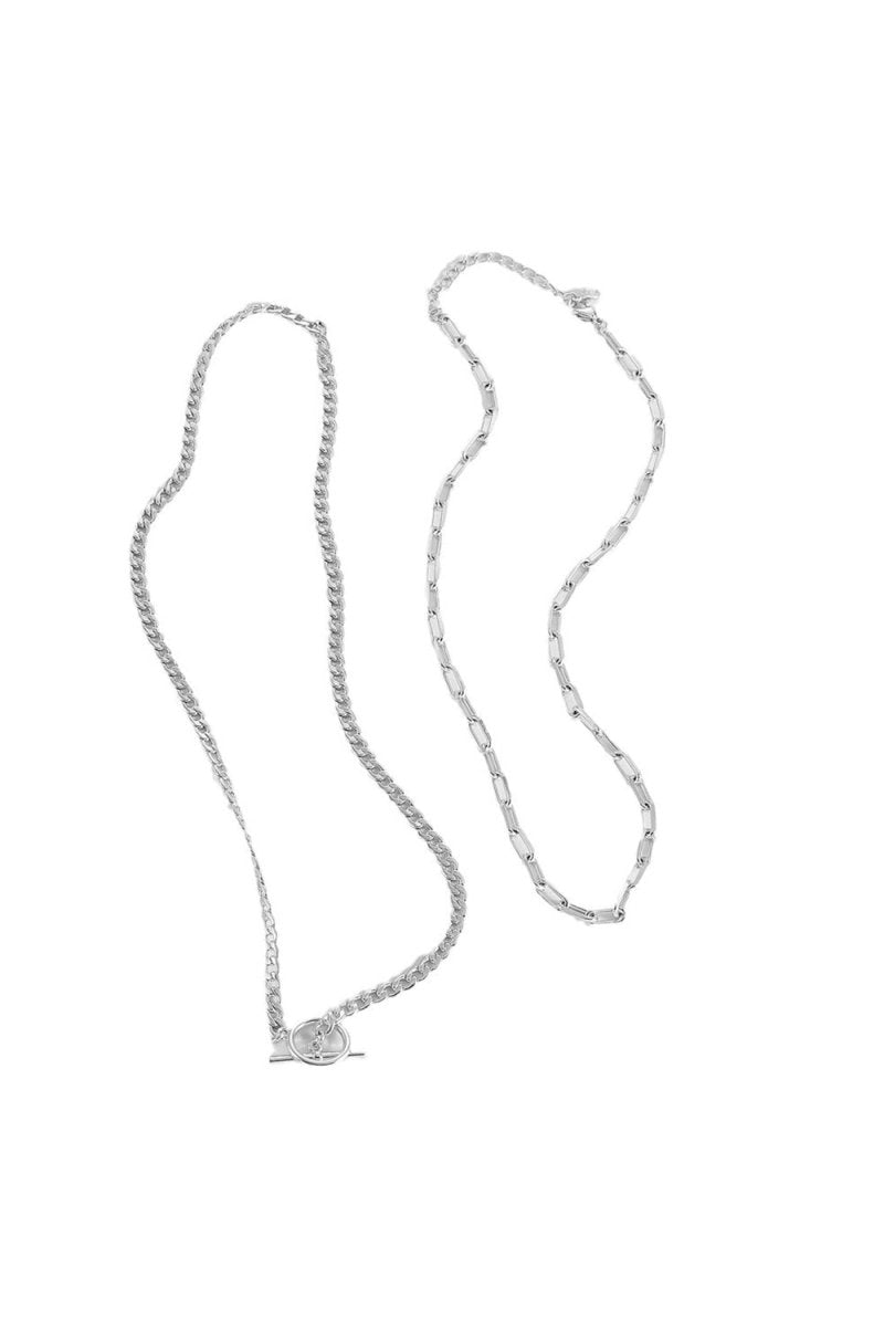 Geometric Paperclip Chain Necklace - KissProm