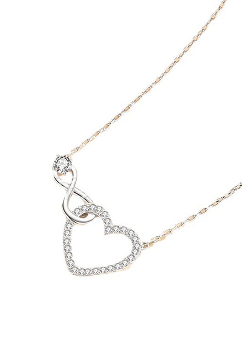 Heart Knot Pendant Necklace - KissProm