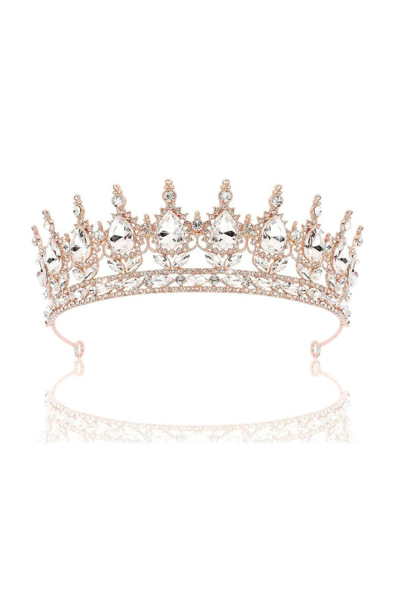 Rose Gold Tiaras and Crowns for Women - KissProm