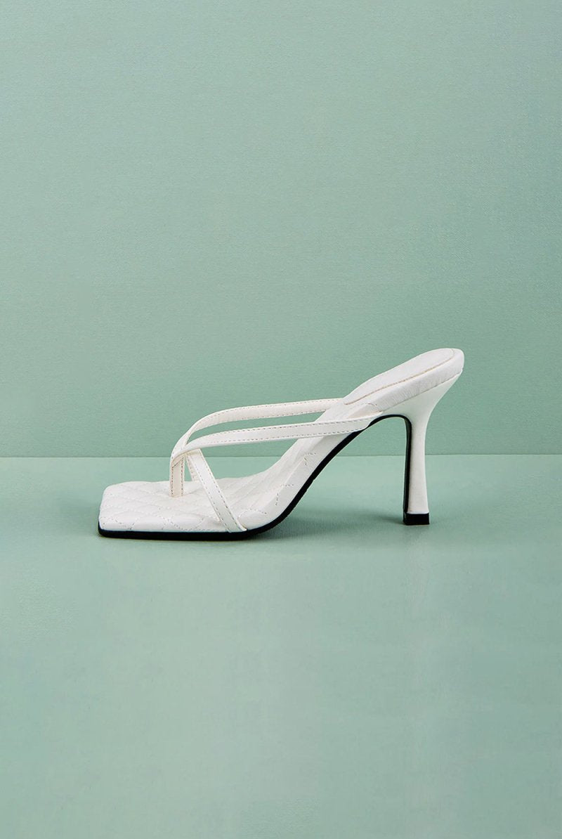 Outdoor Peep Toe Sandals Stiletto Heel Microfiber Leather Fashion Shoes - KissProm