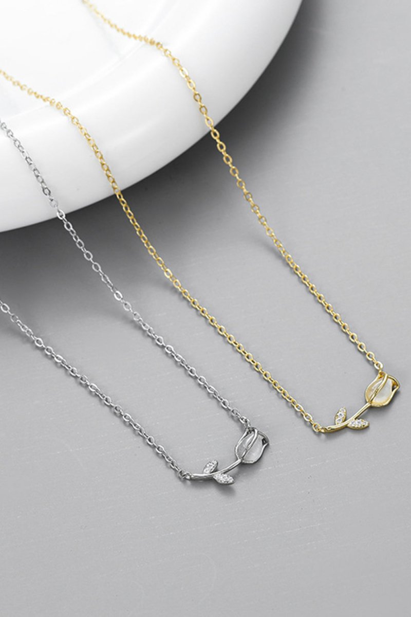 Tulip Pendant Clavicle Necklace - KissProm
