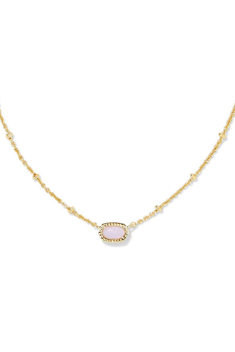 Natural Stone Crystal Pendant Necklace - KissProm