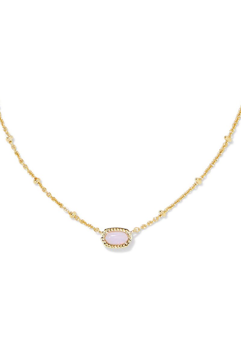 Natural Stone Crystal Pendant Necklace - KissProm