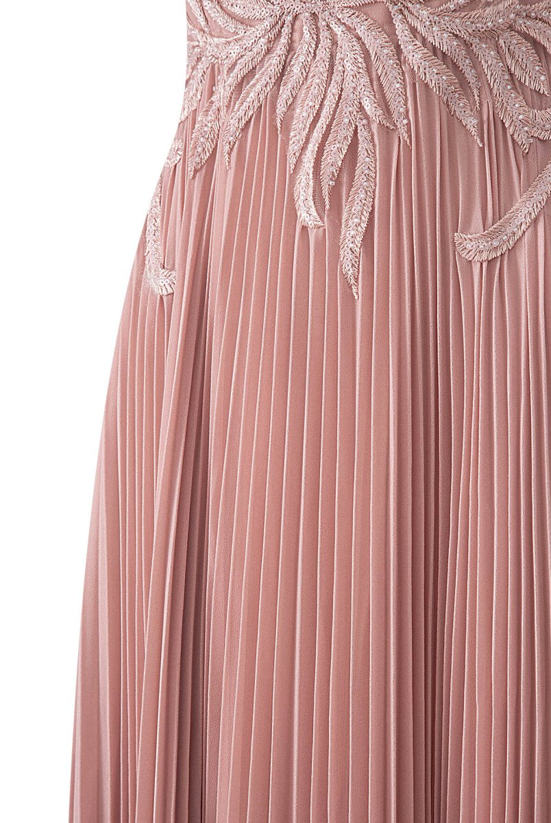 Abigail Dark Green | A - line V - neck Chiffon Prom Dress - KissProm