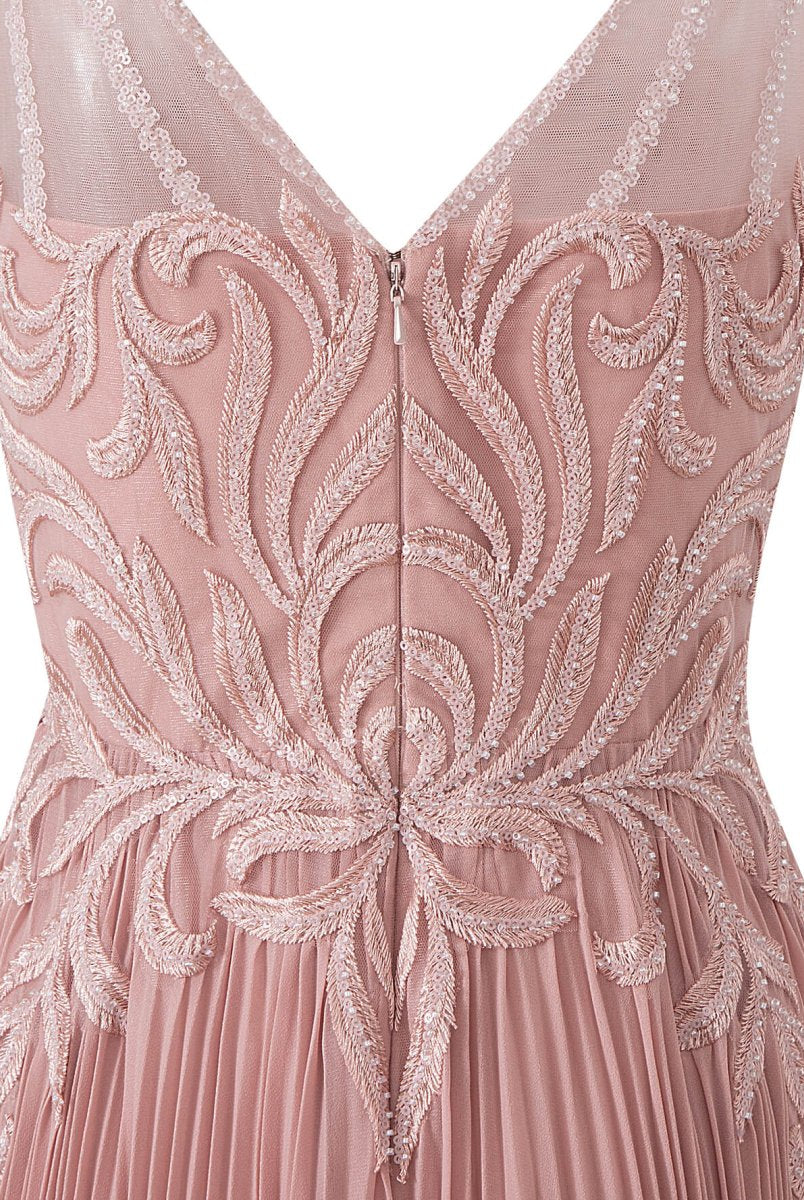 Abigail Dark Green | A - line V - neck Chiffon Prom Dress - KissProm