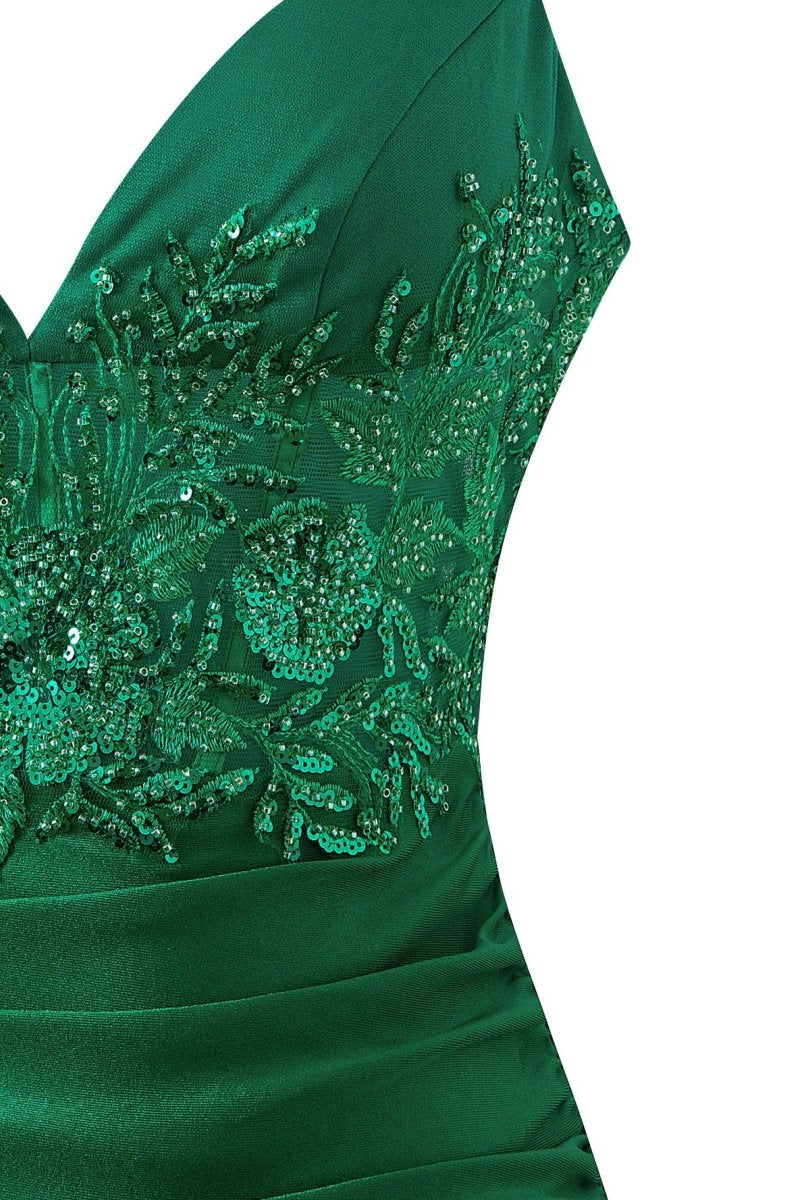 Ella Blue | Sheath Short V Neck Jersey Homecoming Dress