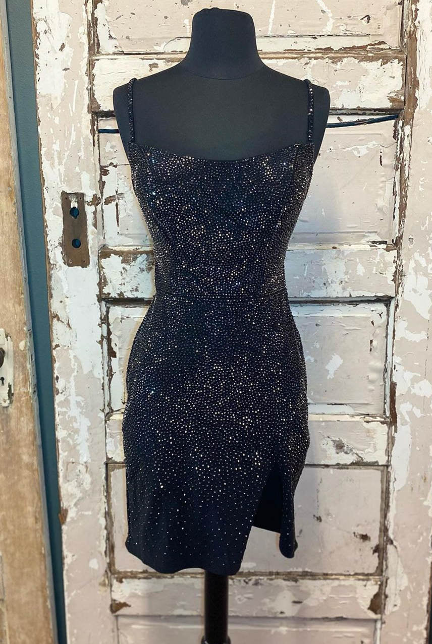 Short Tight Yellow Homecoming Dress with Lace Up