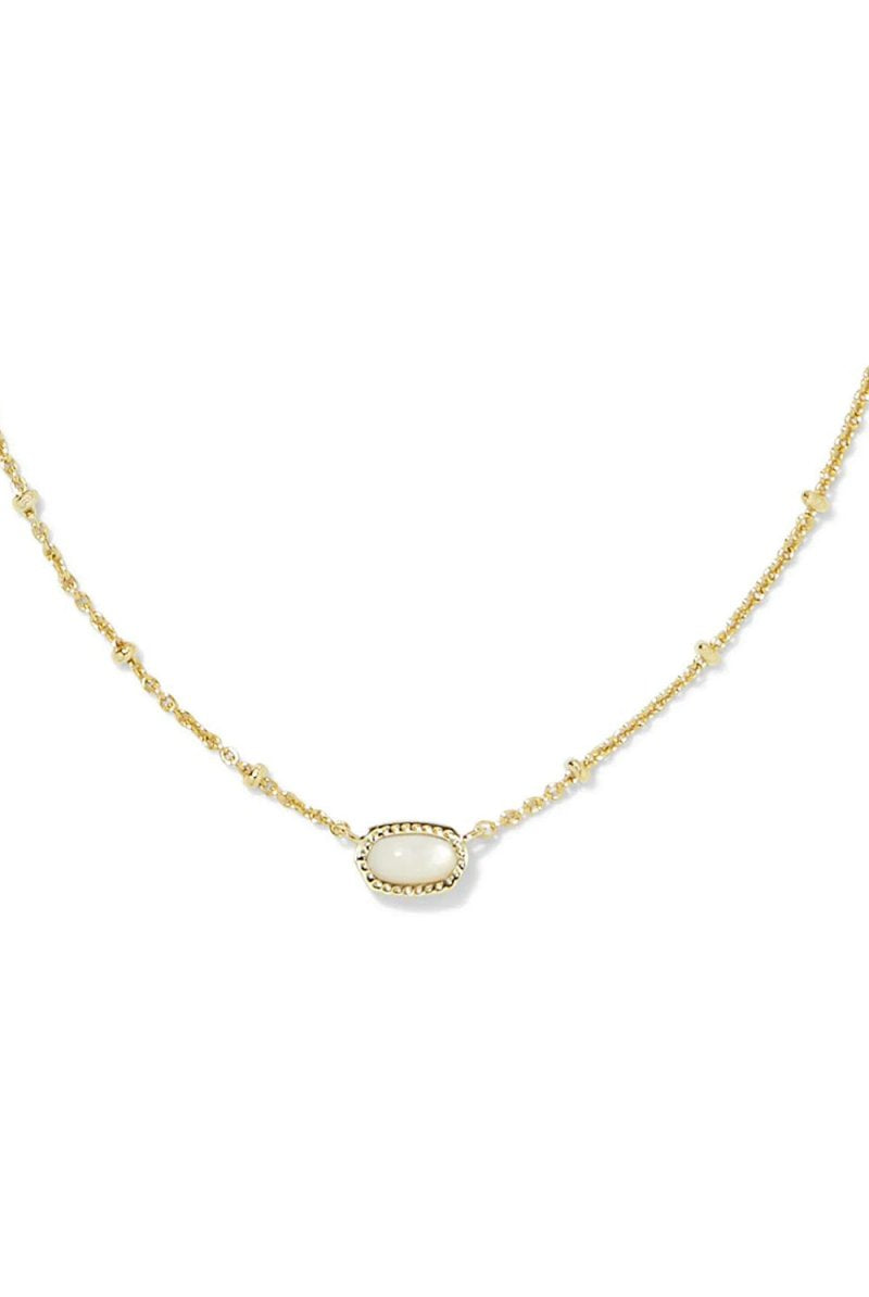 Natural Stone Crystal Pendant Necklace - KissProm