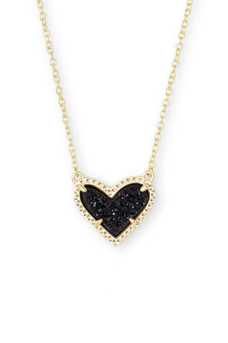 Heart Pendant Adjustable Clavicle Necklace - KissProm