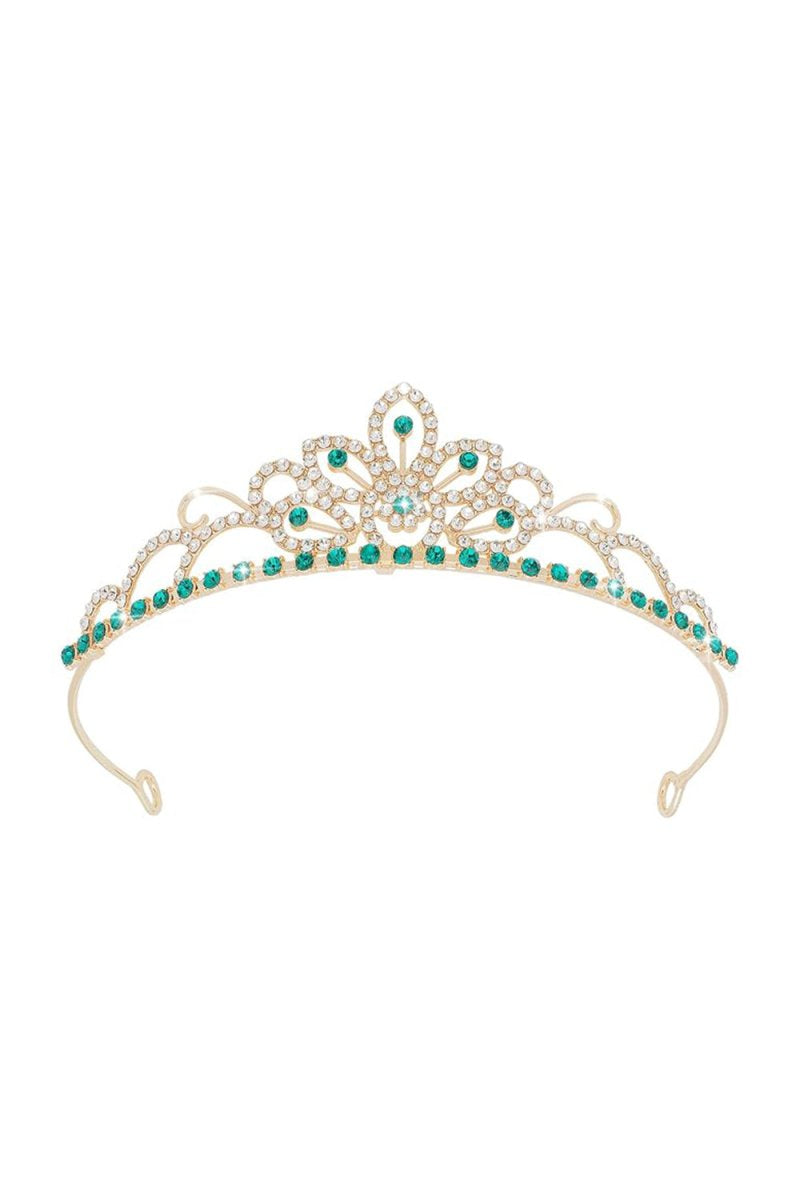 Green Crown Tiaras for Women - KissProm