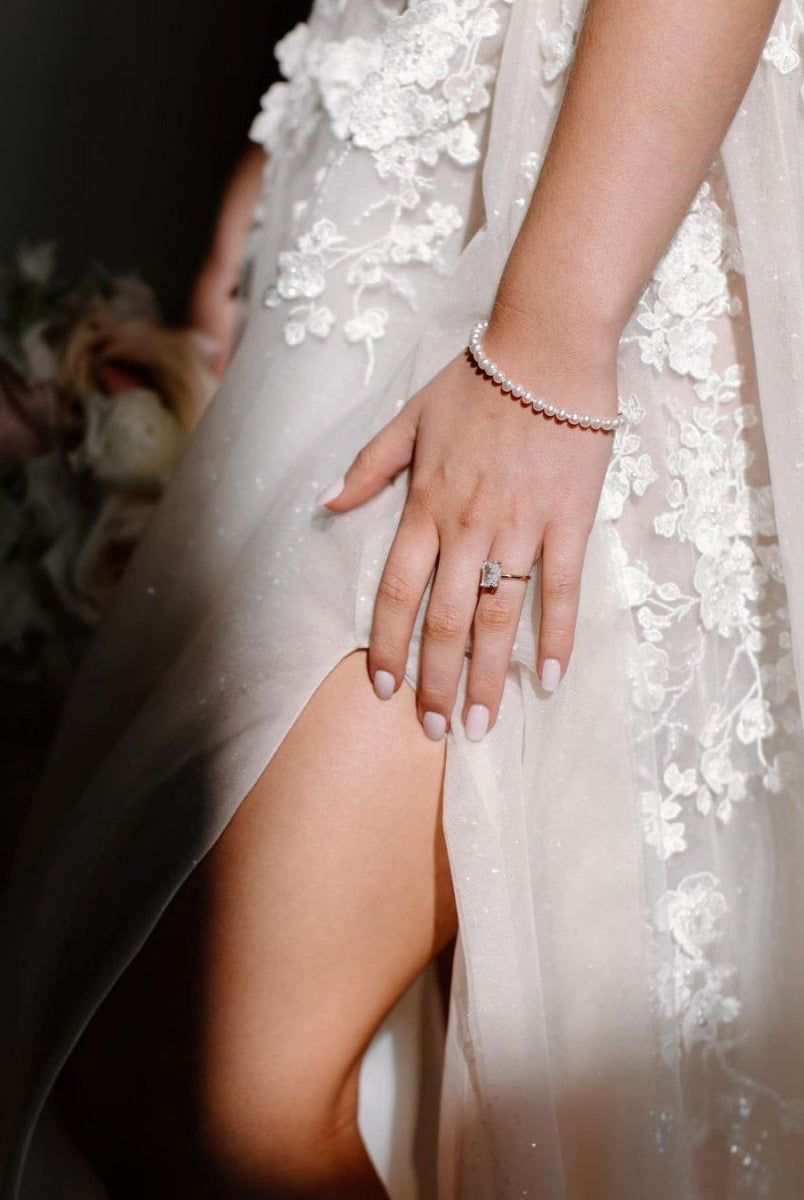 Fairy A Line Sweetheart Tulle Wedding Dresses with Appliques