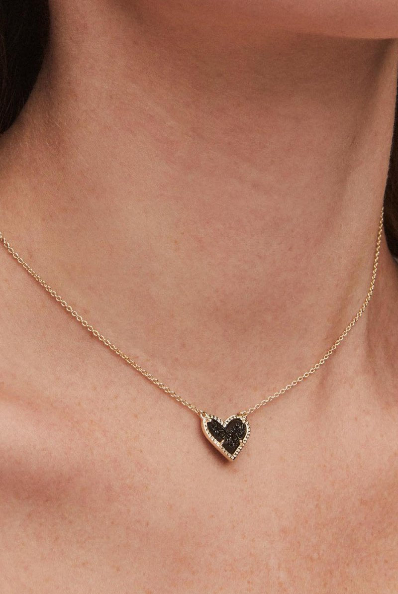 Heart Pendant Adjustable Clavicle Necklace - KissProm