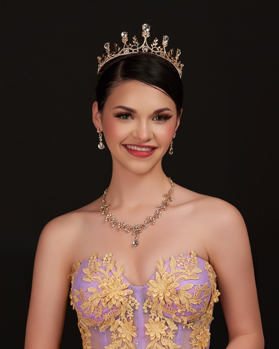 Champagne Tiaras for Women - KissProm