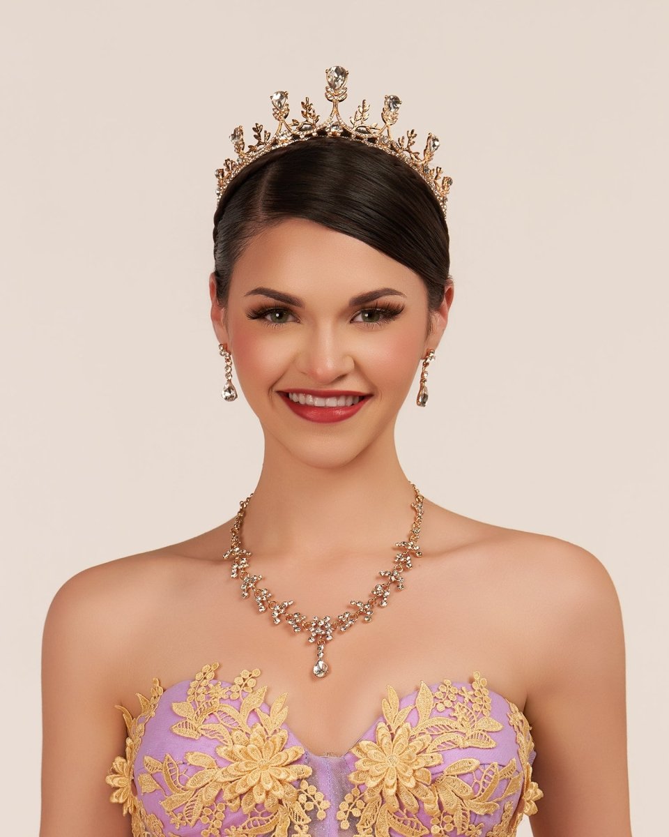 Champagne Tiaras for Women - KissProm