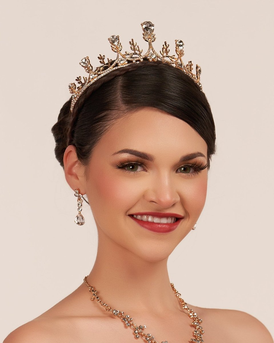 Champagne Tiaras for Women - KissProm