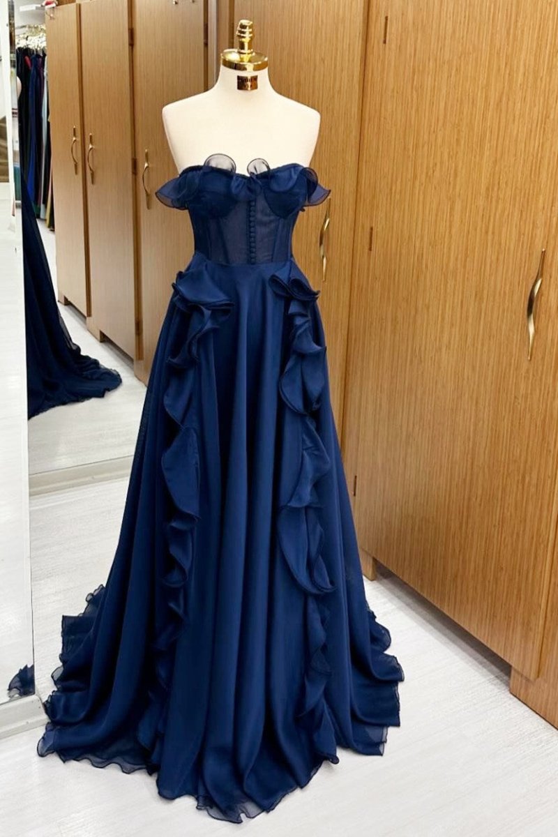 Blue Corset Navy Lace Party Dress Short Navy Blue Homecoming Dress With Sheer Corset Emerald Large Blue Corset Navy Lace Party Dress Short Navy Blue Homecoming Dress With Sheer Corset Emerald Large