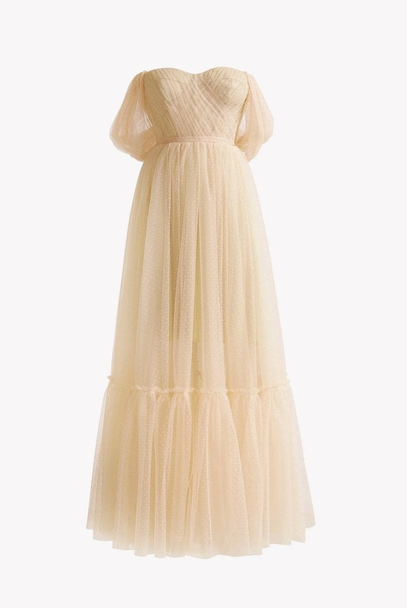 Nova | A-Line Tulle Sweetheart Tea-Length Homecoming Dress
