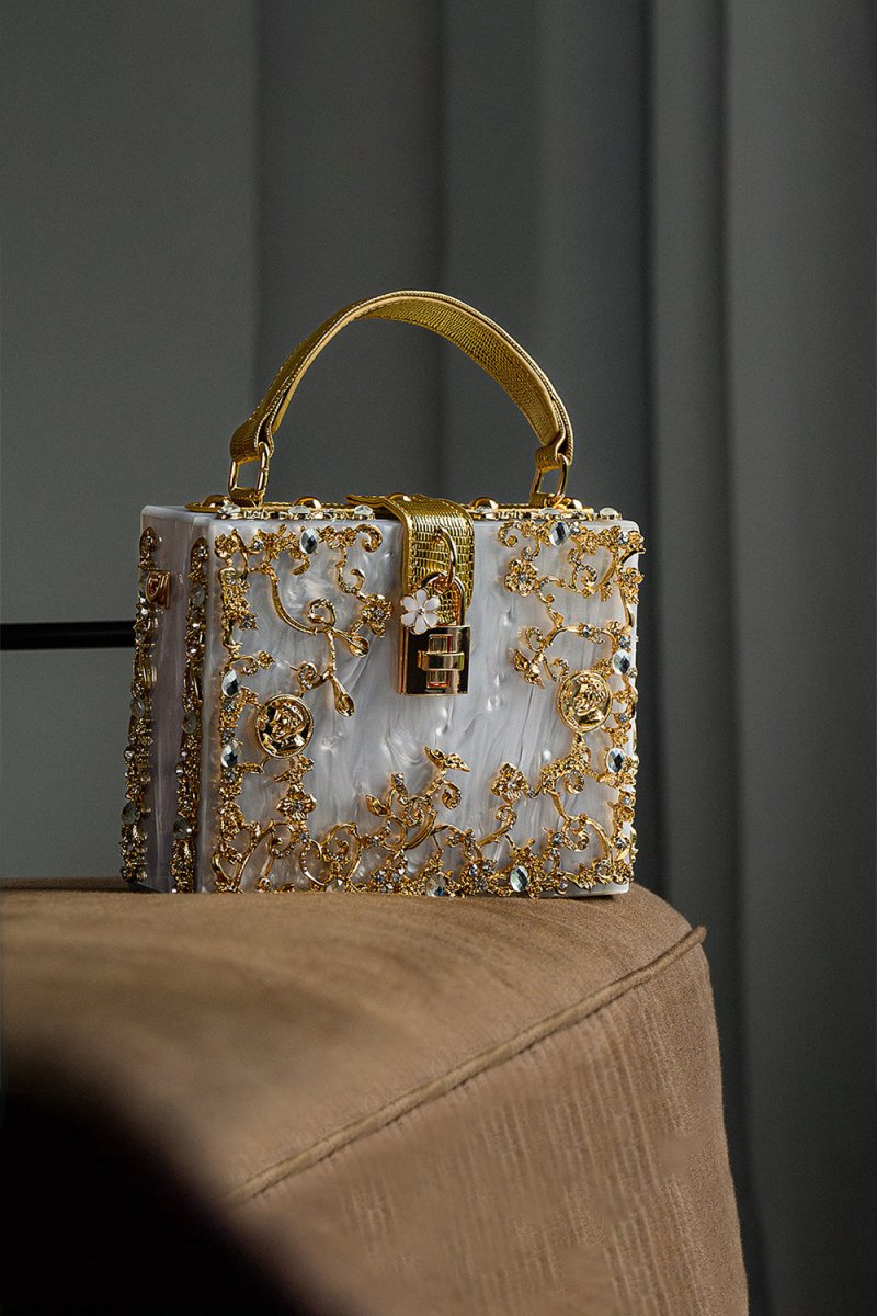 Acrylic Box Handbag - KissProm