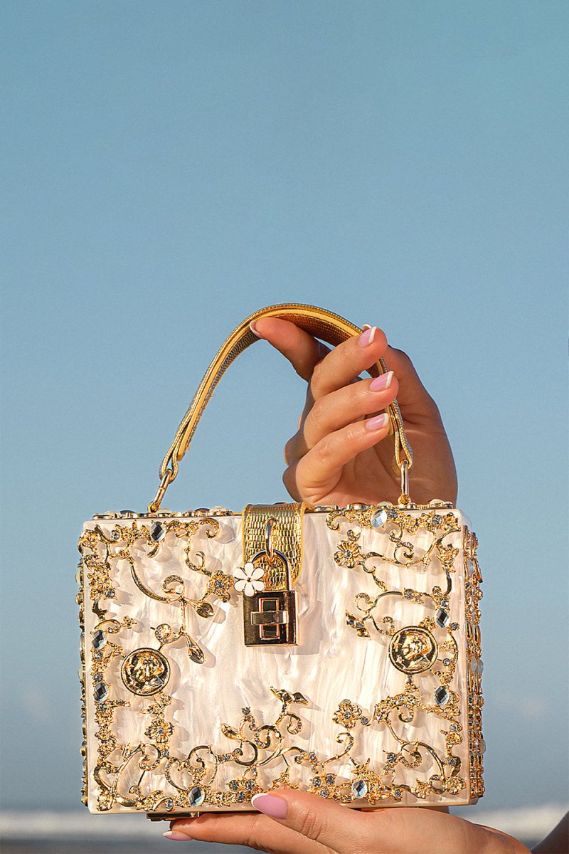 Acrylic Box Handbag - KissProm