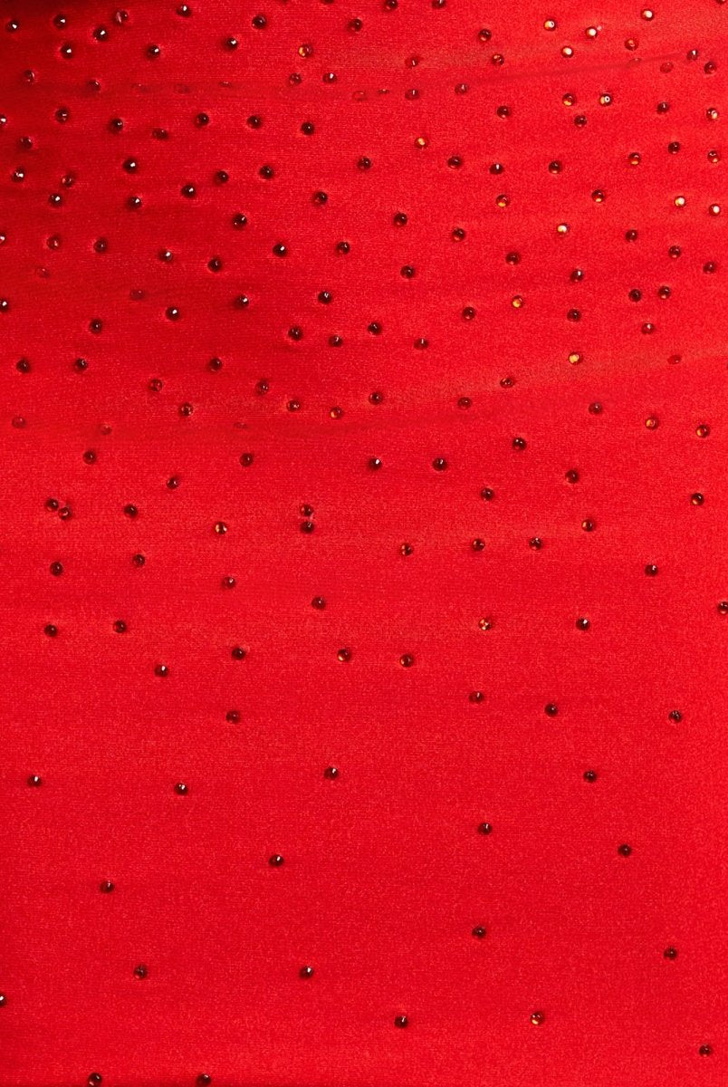 Addison | Sheath One Shoulder Red Short Homecoming Dress With Beading