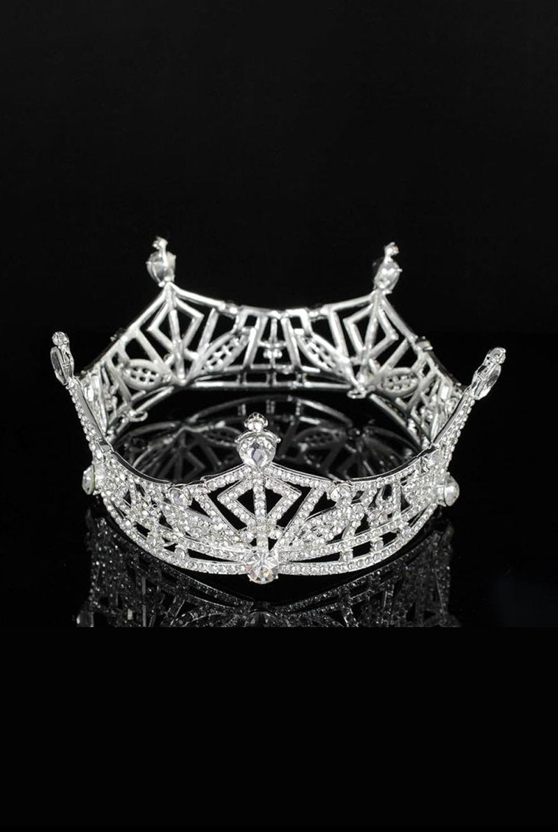 Austrian Rhinestone Crystal Hair Tiara - KissProm