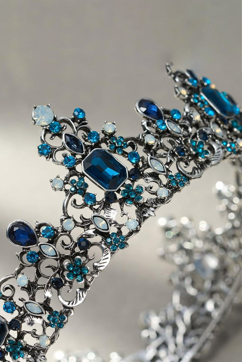 Baroque Colorful Crystal Crown - KissProm