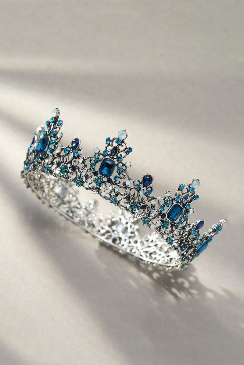 Baroque Colorful Crystal Crown - KissProm