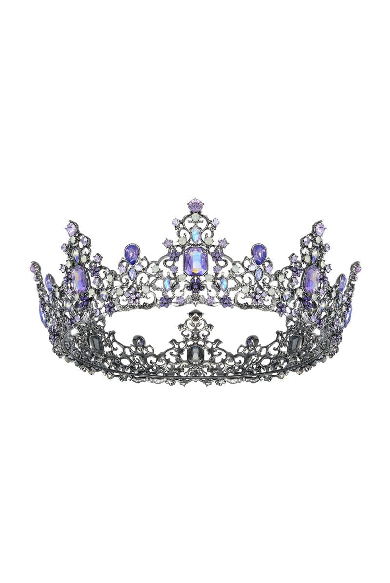 Baroque Colorful Crystal Crown - KissProm