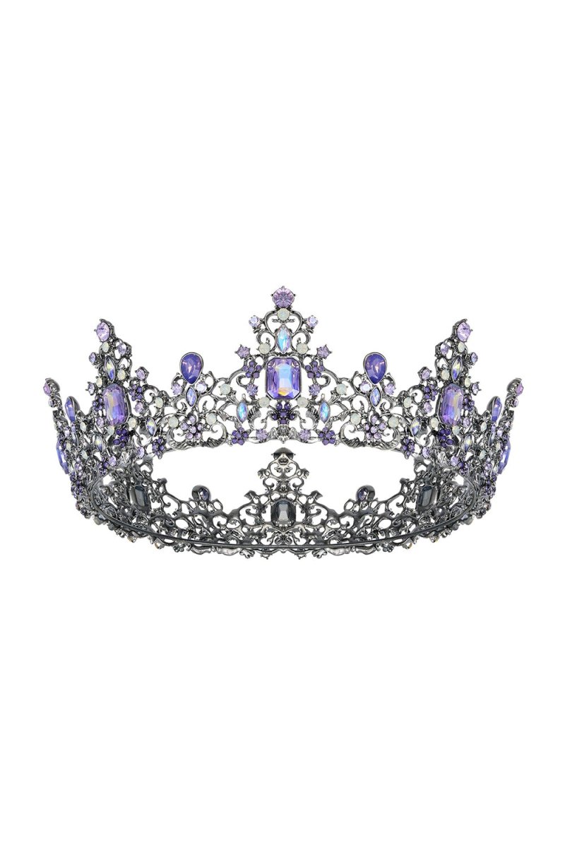 Baroque Colorful Crystal Crown - KissProm
