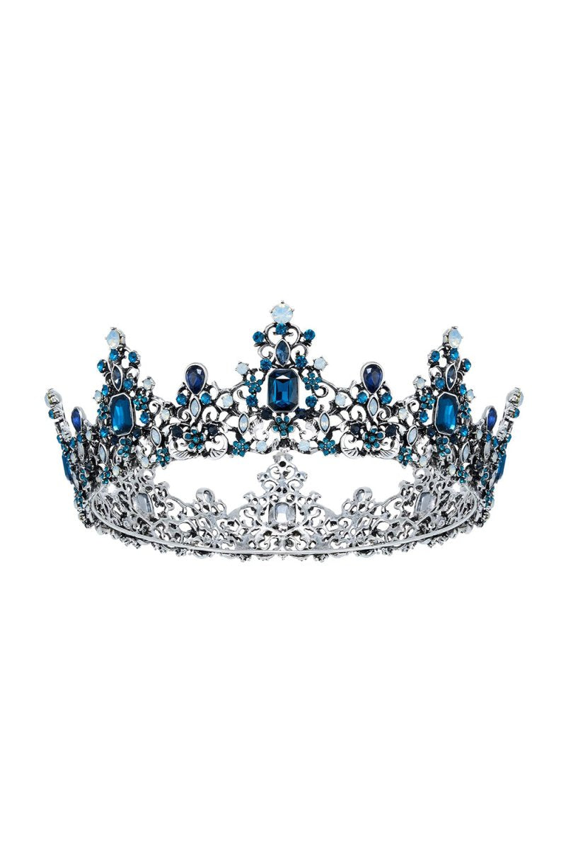 Baroque Colorful Crystal Crown - KissProm