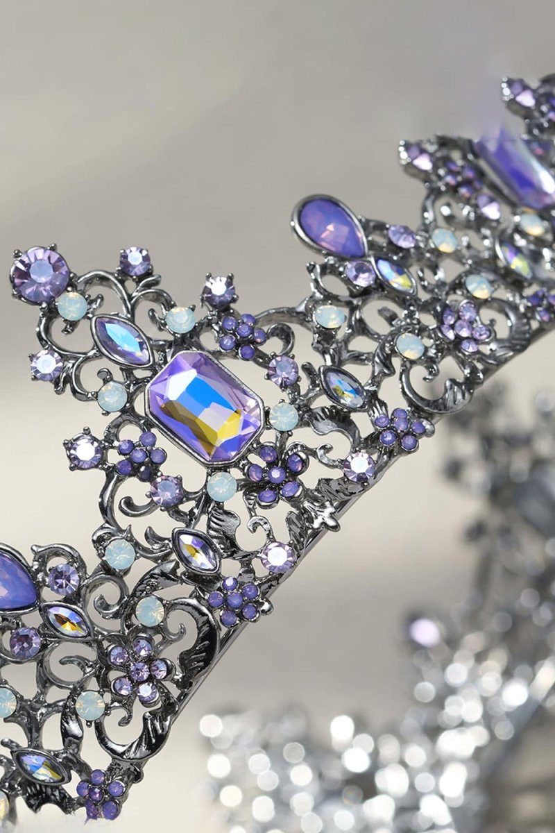 Baroque Colorful Crystal Crown - KissProm
