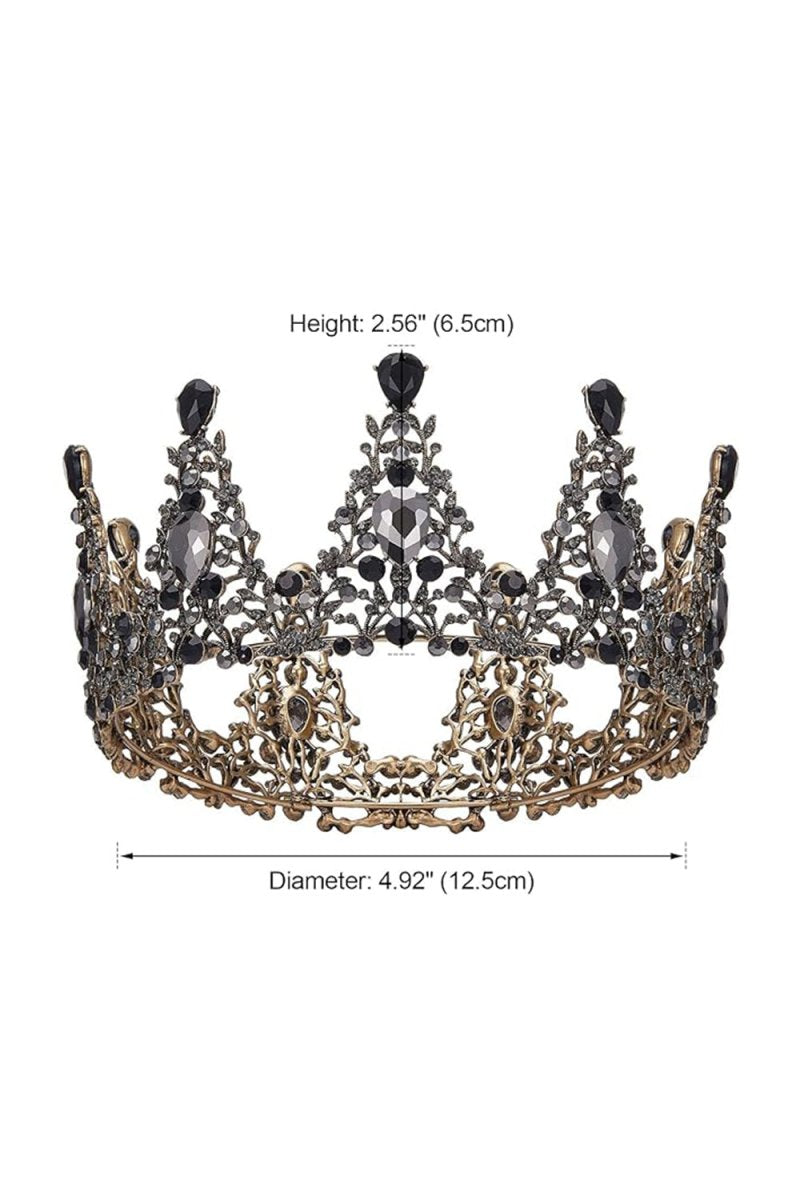 Baroque Crystal Crowns for Women - KissProm