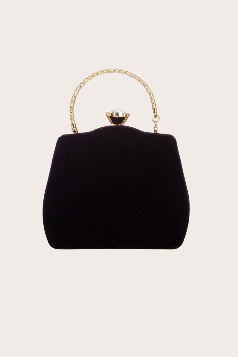 Black Beading Handbag